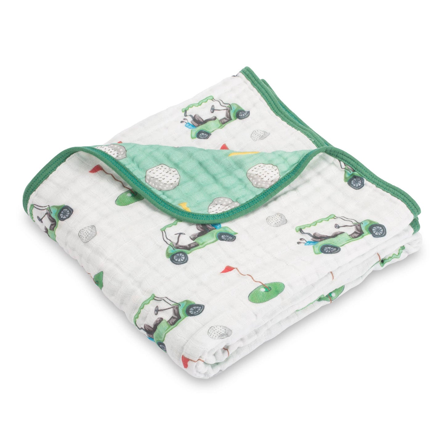 Muslin Quilt Baby & Kids Blanket Golf A Round - Savannah Creations