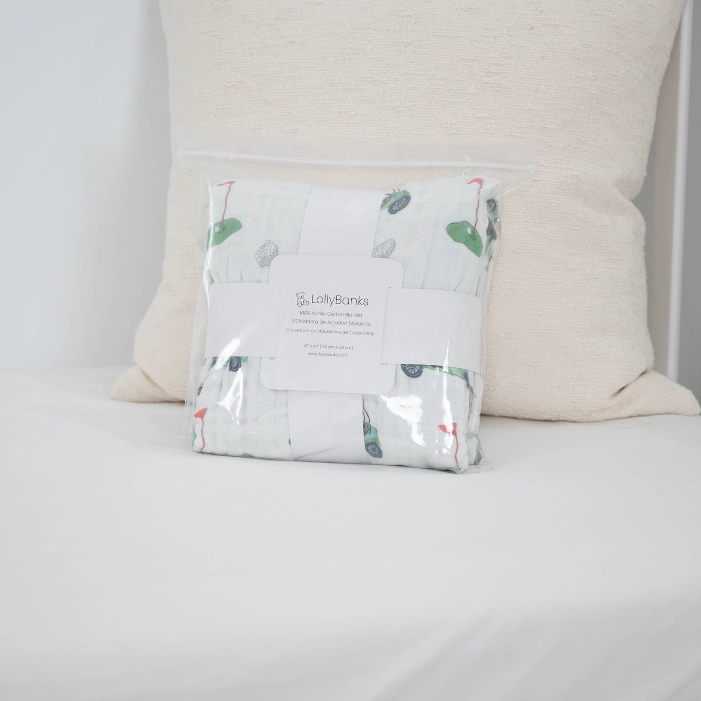 Muslin Quilt Baby & Kids Blanket Golf A Round - Savannah Creations