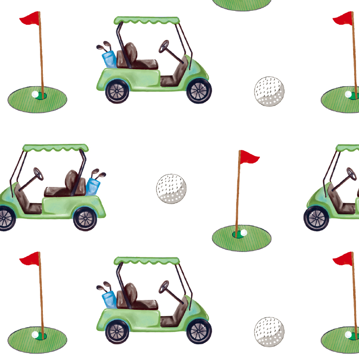 Muslin Quilt Baby & Kids Blanket Golf A Round - Savannah Creations