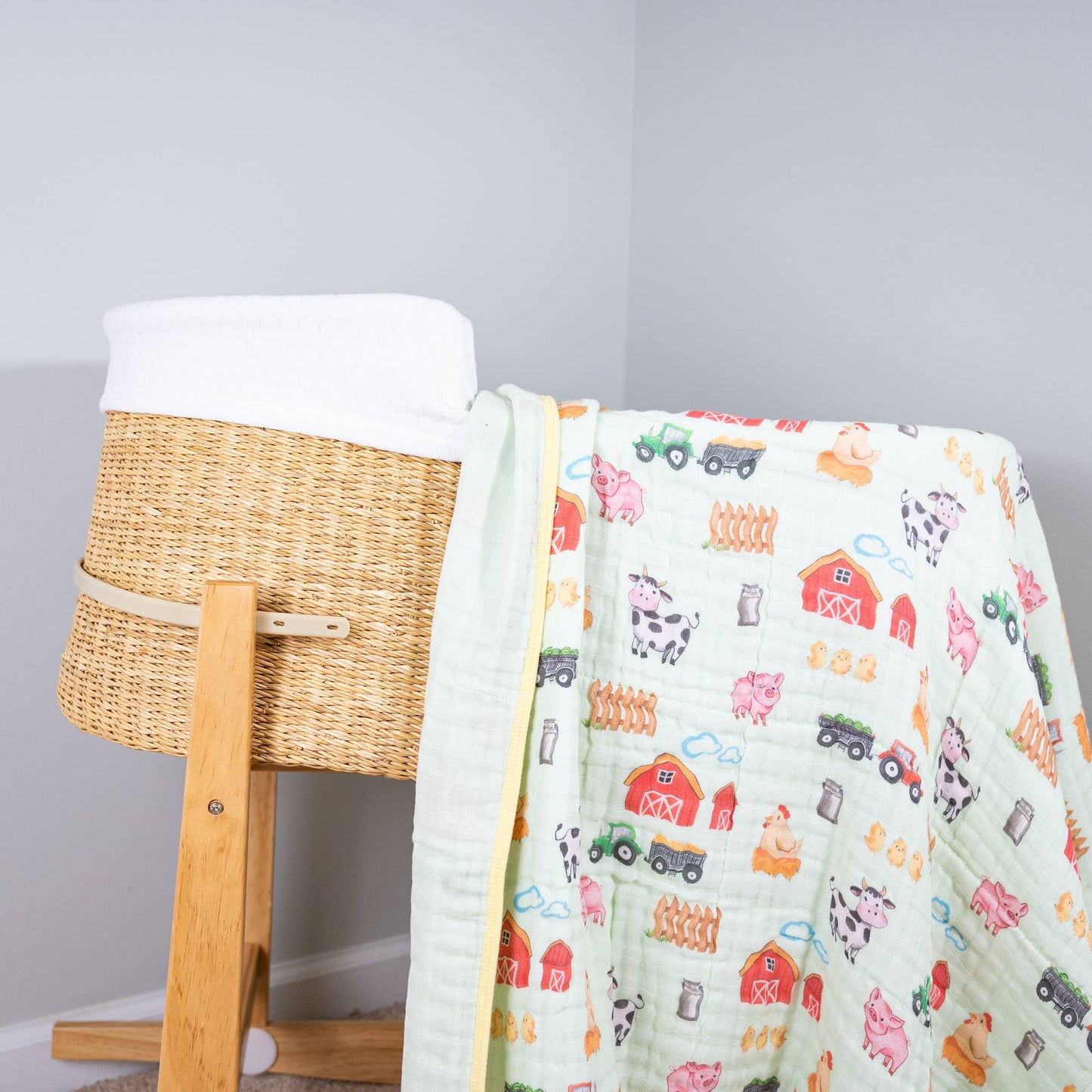 Muslin Quilt Baby & Kids Blanket Little Farmer - Savannah Creations