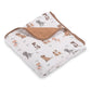 Muslin Quilt Baby & Kids Blanket Woof Woof - Savannah Creations