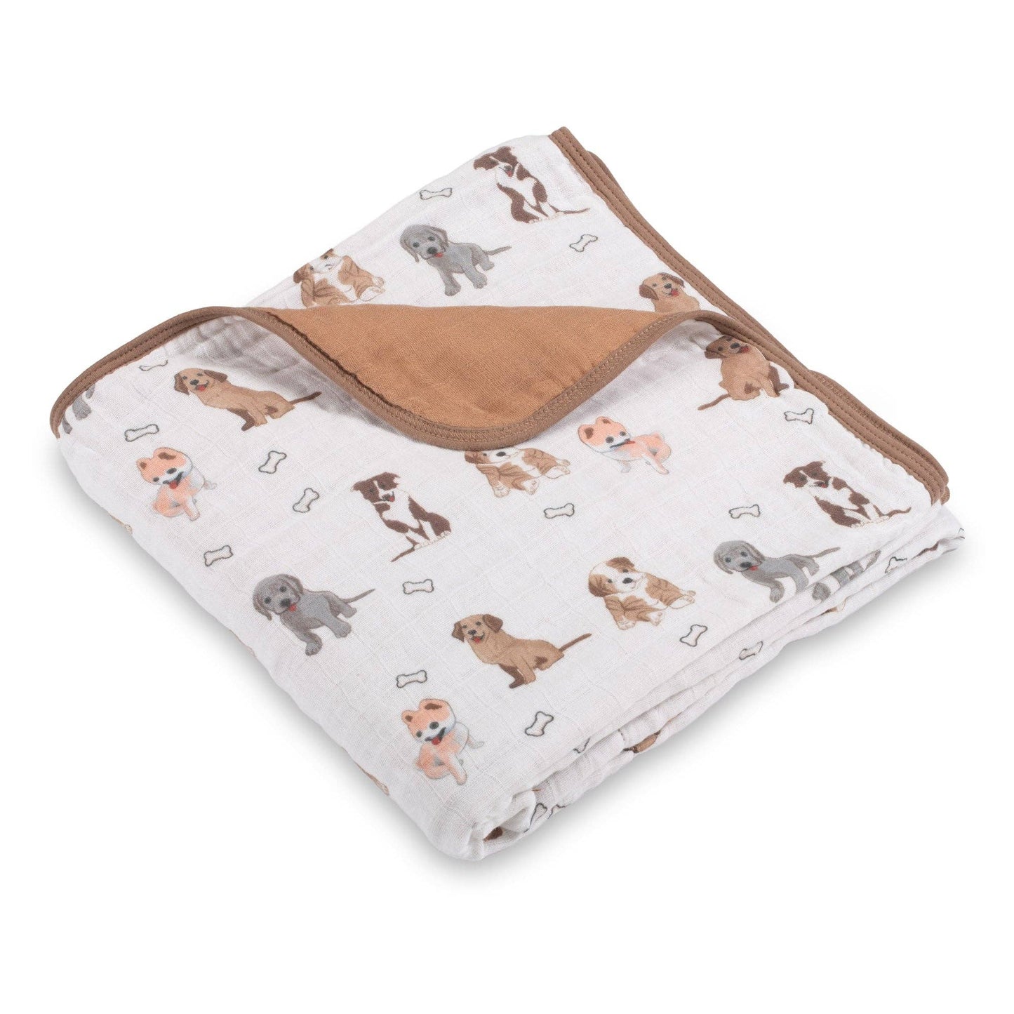 Muslin Quilt Baby & Kids Blanket Woof Woof - Savannah Creations
