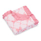 Muslin Quilt Baby & Kids Ruffle Blanket Beautiful Bows - Savannah Creations