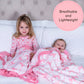 Muslin Quilt Baby & Kids Ruffle Blanket Beautiful Bows - Savannah Creations