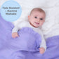 Muslin Quilt Baby & Kids Ruffle Blanket Hydrangea - Savannah Creations