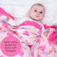Muslin Quilt Baby & Kids Ruffle Blanket Tiara Time - Savannah Creations