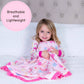 Muslin Quilt Baby & Kids Ruffle Blanket Tiara Time - Savannah Creations