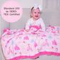 Muslin Quilt Baby & Kids Ruffle Blanket Tiara Time - Savannah Creations