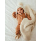 Natural Garter Garter Stitch Knit Baby Blanket - Savannah Creations