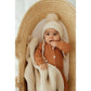Natural Garter Garter Stitch Knit Baby Blanket - Savannah Creations