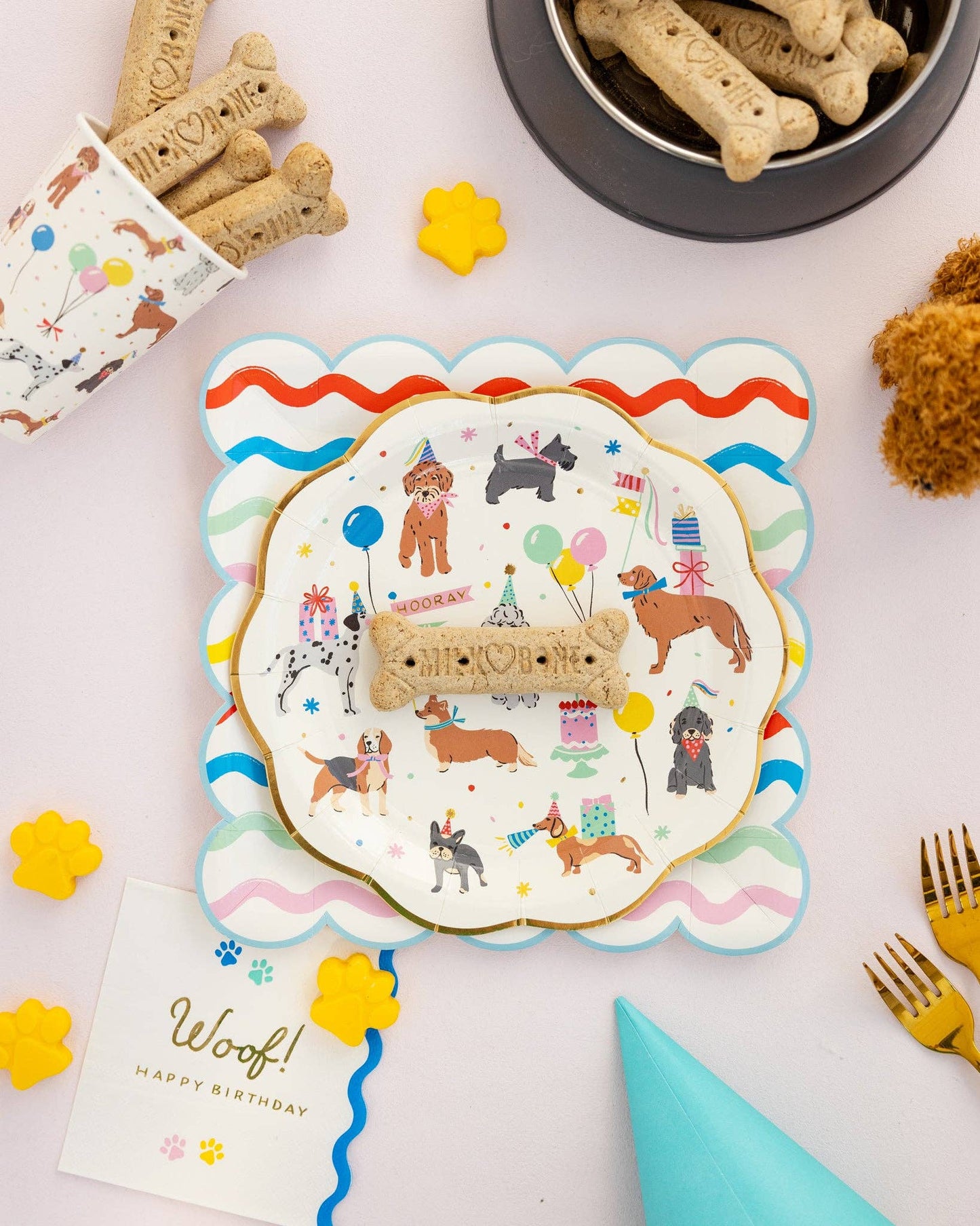 PET1142 - Dog Party Plate - Savannah Creations