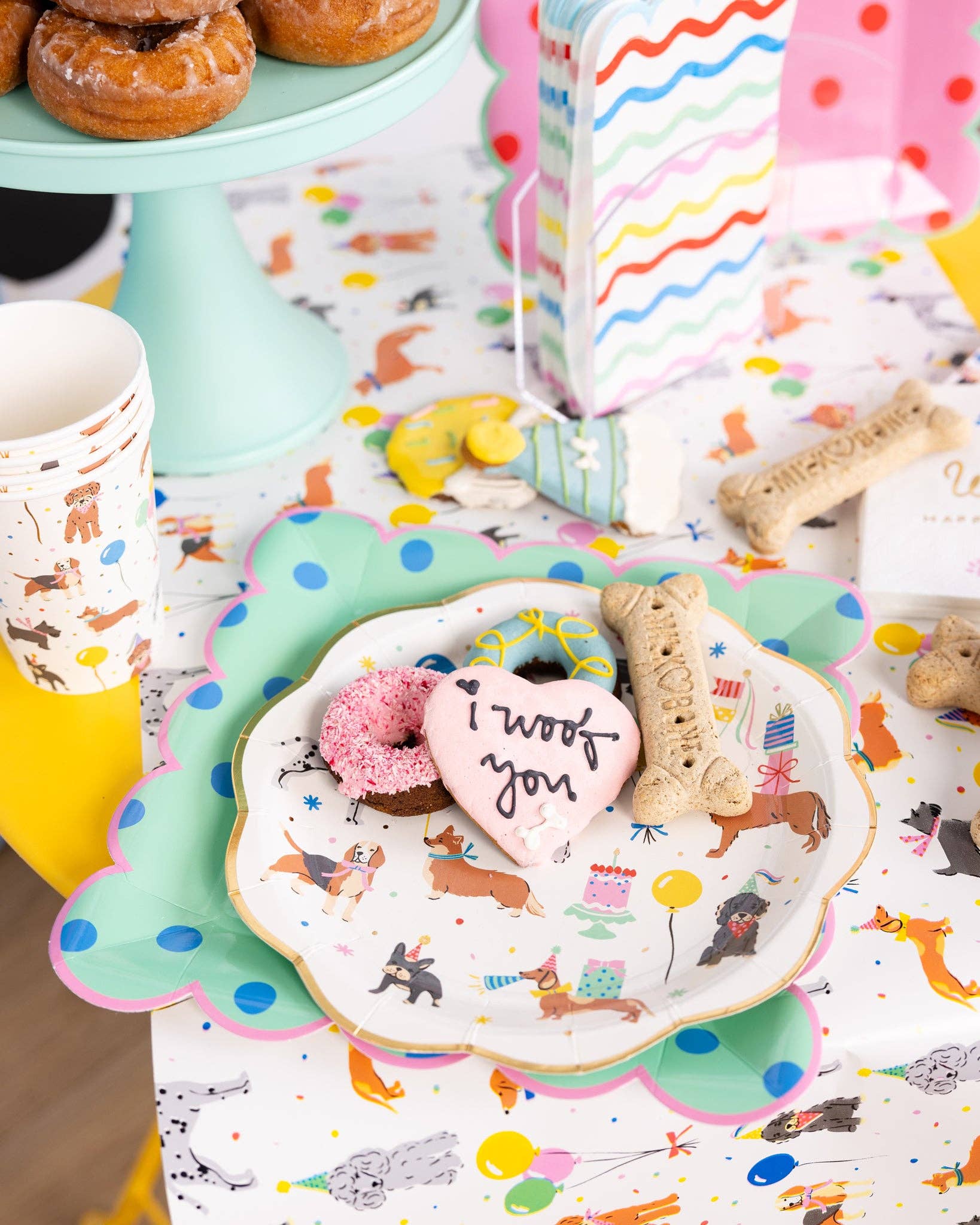 PET1142 - Dog Party Plate - Savannah Creations