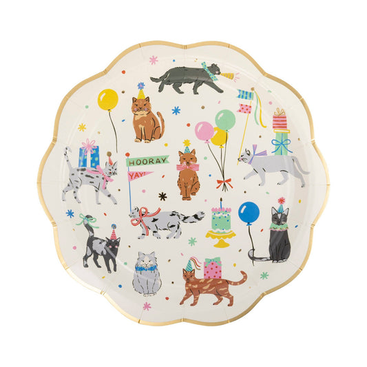 PET1143 - Cat Party Plate - Savannah Creations