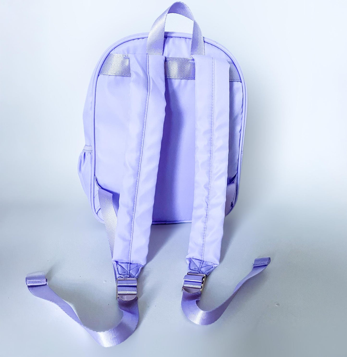 Pastel Monogrammed Backpack: Personalized Nylon Bag, Tween Gift
