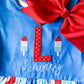 Patriotic Popsicle Monogram Dress - Customizable Summer Style - Savannah Creations