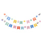 Paw-ty Time Happy Birthday Dog Banner Set – Gold Foil, 2pc - Savannah Creations