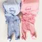 Personalized Baby Coming Home Set, Monogram Baby Gift Set, Newborn Blanket Hat Bib Sleeper Set, Baby Shower Gift, Hospital Outfit __etsy:8046942494