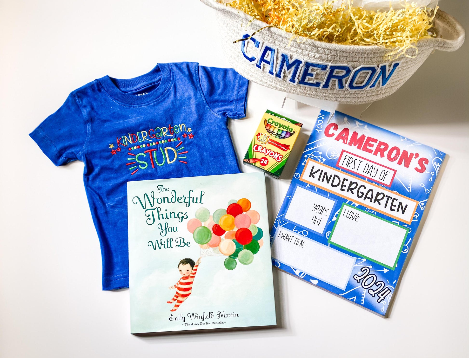 Personalized Back to School Gift Basket for Boys - Savannah Creations