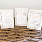 Personalized Framed Name Meaning Print Set: Bible Verse Gift