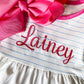 Girls' Back to School Crayon Outfit: Monogrammed 2-Piece Set