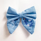 Personalized Embroidered Floral Monogram Hair Bow for Girls - Savannah Creations