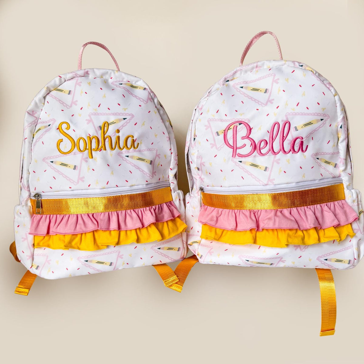 Personalized Kids Backpack & Lunchbox Set, Custom Name School Bag, Pendant Flag Print Backpack, Back to School Set