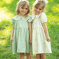 Personalized Floral Cotton Dress for Toddler Girls - Savannah Creations