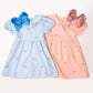 Monogrammed Floral Cotton Dress: Personalized Toddler & Girl Outfit