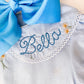 Monogrammed Floral Cotton Dress: Personalized Toddler & Girl Outfit