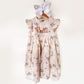 Personalized Floral Girls Dress | Monogrammed Spring & Easter Outfit | Custom Name Boutique Dress