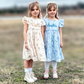 Personalized Floral Embroidered Dress for Girls - Savannah Creations