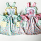 Personalized Floral Monogram Dress - Spring/Summer Delight - Savannah Creations