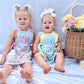 Personalized Floral Monogram Dress - Spring/Summer Delight - Savannah Creations