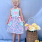 Personalized Floral Monogram Dress - Spring/Summer Delight - Savannah Creations