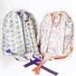Girls Unicorn Butterfly Backpack, Floral Ruffle, Monogrammed