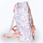 Girls Unicorn Butterfly Backpack, Floral Ruffle, Monogrammed