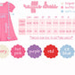 Girl and Doll Monogrammed Custom Matching Dress, Birthday Gift