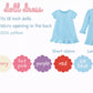 Girl and Doll Monogrammed Custom Matching Dress, Birthday Gift