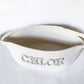 Monogrammed Cotton Rope Basket: Pastel Jewel Letter, Girl's Nursery Decor