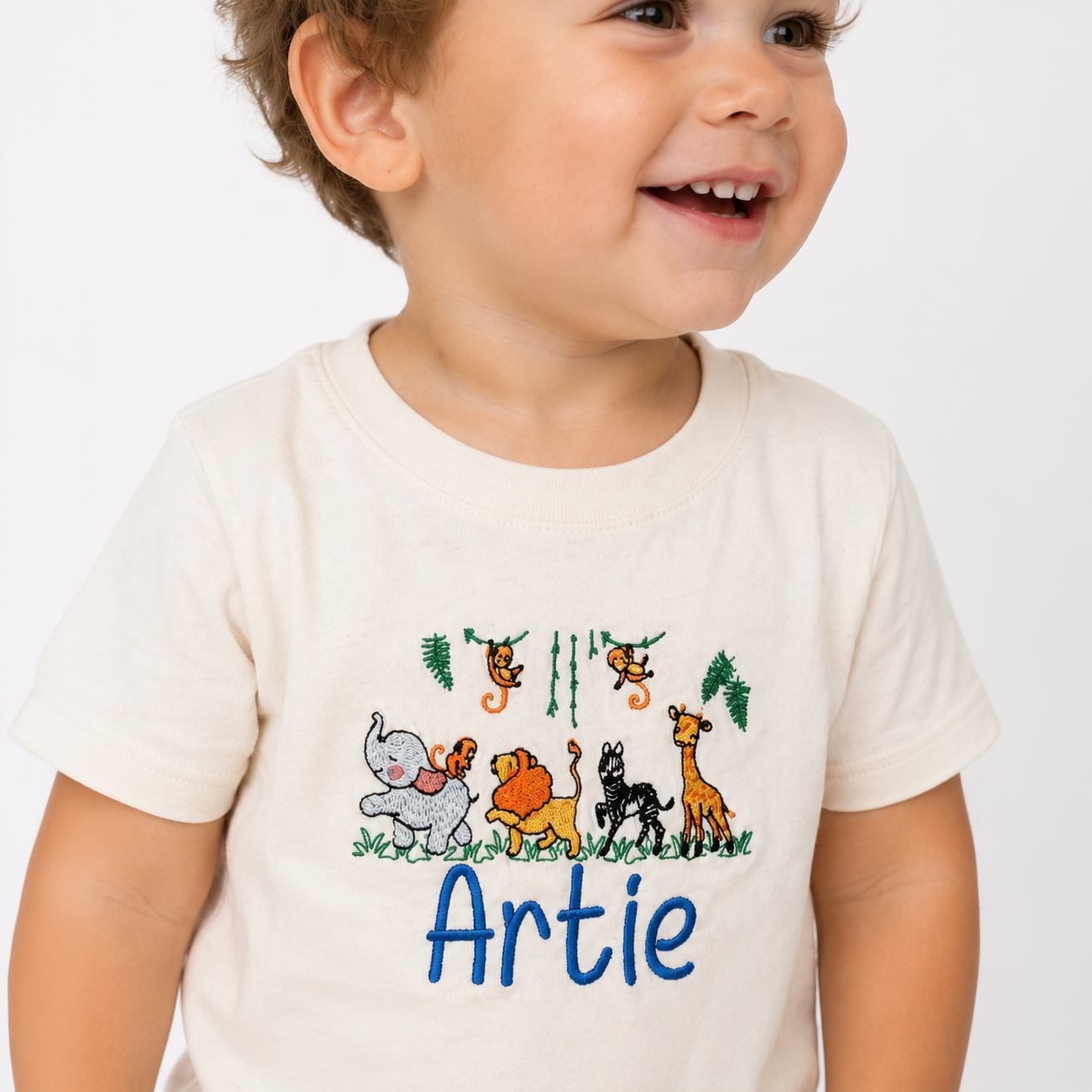 Personalized Jungle Safari Birthday Outfit for Boys - Savannah Creations