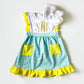 Embroidered Girl's Dress: Personalized Monogram, Special Occasion Outfit