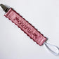 Personalized Pacifier Clip | Embroidered Name | Unique Color Ribbon with Ric Rac Edge | Handmade Baby Gift
