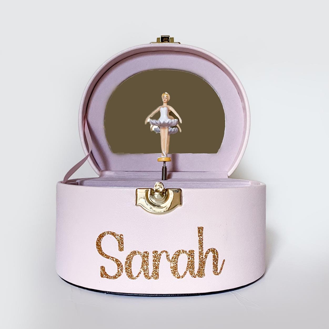 Personalized Girl's Musical Jewelry Box: Ballerina Keepsake with Name