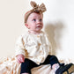 Girl’s Baby Monogrammed Customized Cardigan with Puff Details, Baby Shower Gift, Christmas Family Photos