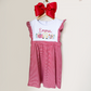 Personalized School Bus & Apple Dress - Savannah Creations