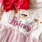 Personalized Ballerina Dress: Embroidered Tutu Birthday Outfit