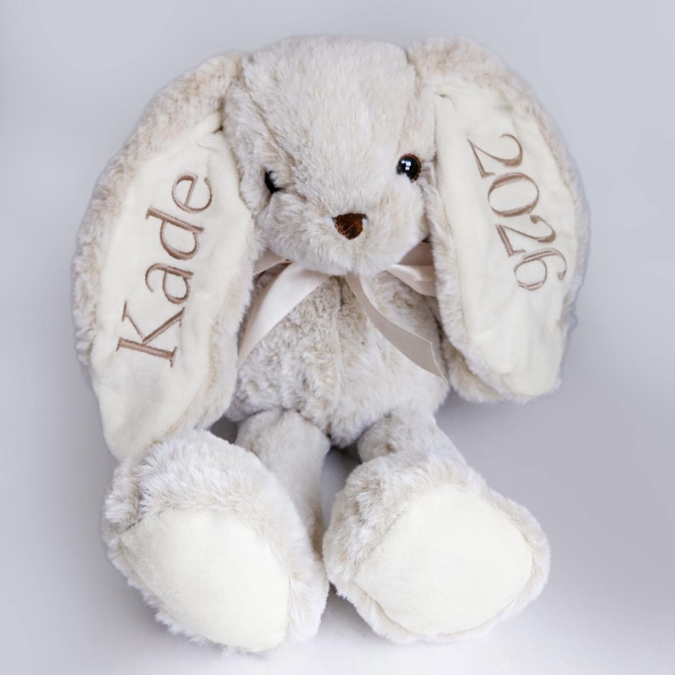 Personalized Plush Bunny | Embroidered Name, Baby Shower Gift