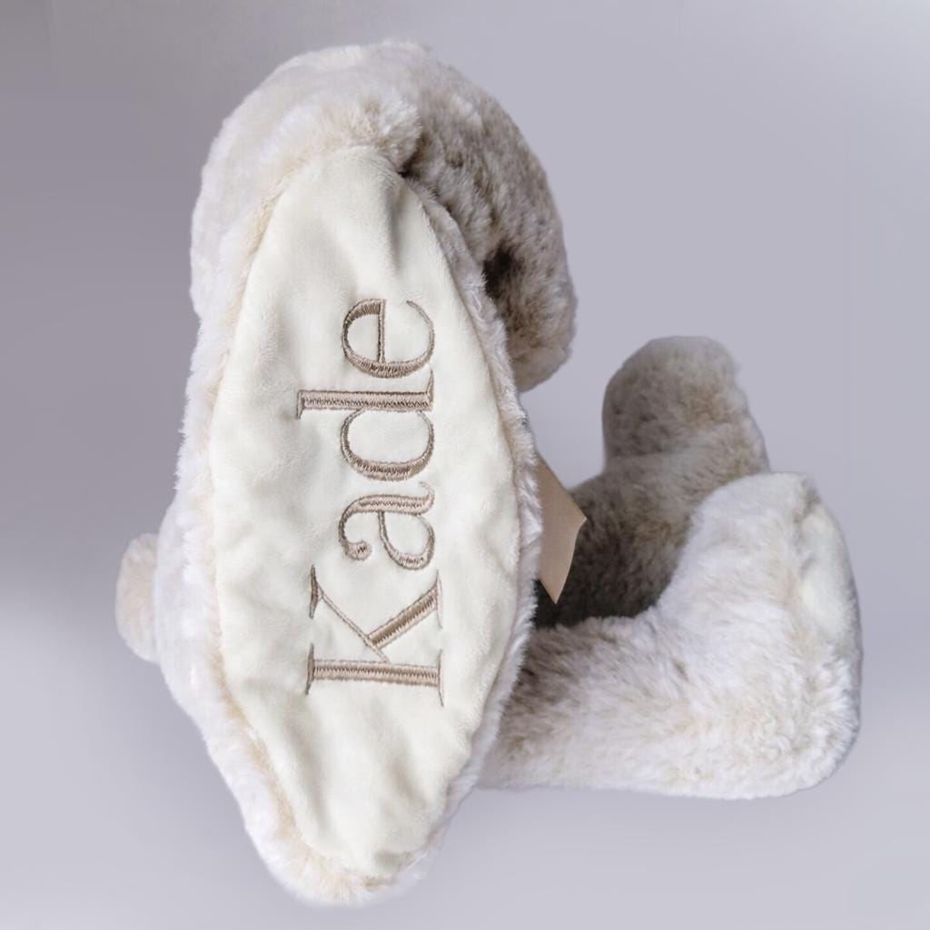 Personalized Plush Bunny | Embroidered Name, Baby Shower Gift