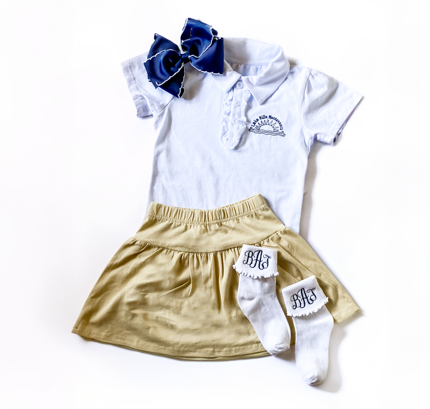 Girl's Uniform Skort- Khaki