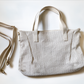 Women's Textured Purse In Ivory